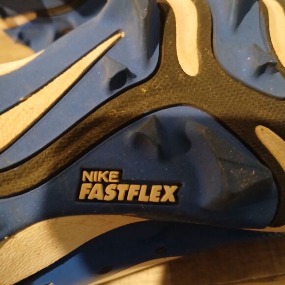 NIKE Alpha Hurricane 4 Keystone Hyper Royal Blue Baseball Cleats Men's Size 8 - Picture 7 of 9